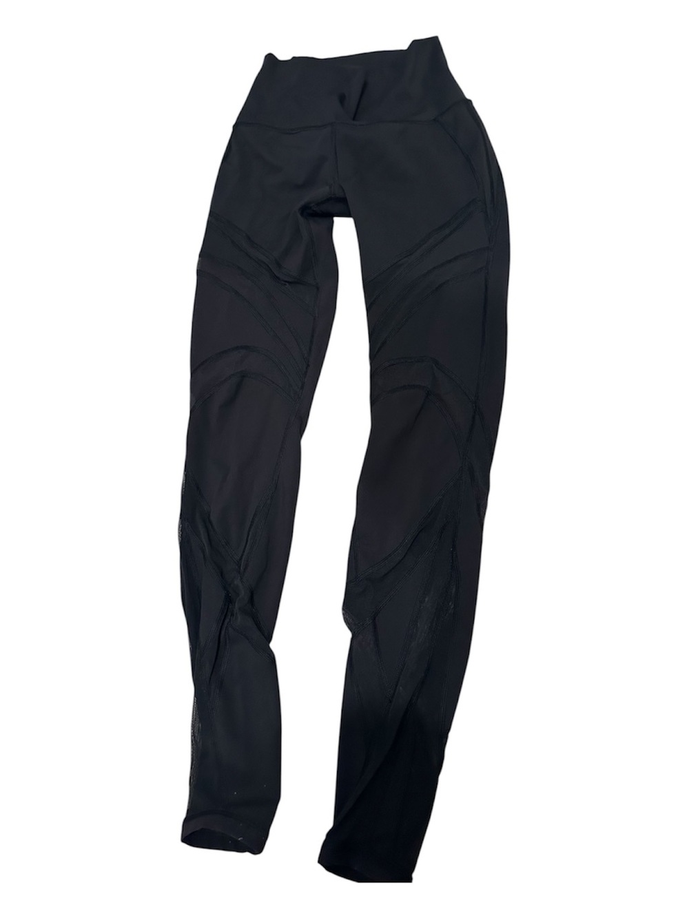 lululemon athletica Black Mesh-Panel Leggings
